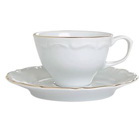Porland Maria 75 cc Altın Yaldız Tabaklı Kahve Fincanı