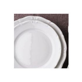Porland Maria Beyaz 19 cm 6'lı Düz Tabak