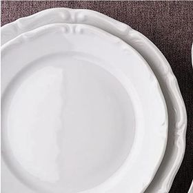 Porland Maria Beyaz 19 cm 6'lı Düz Tabak