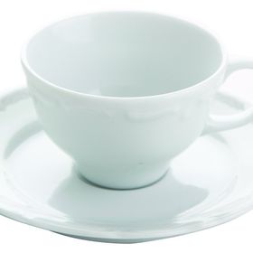 Porland Maria Beyaz Tabaklı 180 cc 6 Adet Çay Fincanı
