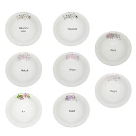 Porland Melodi 20 cm 12'li Çukur Tabak