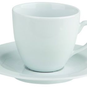 Porland Mina Beyaz Tabaklı 190 cc 6 Adet Çay Fincanı