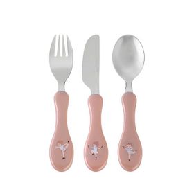 Porland Mini Ballet Çocuk 3 Parça Çatal Kaşık Bıçak Takımı