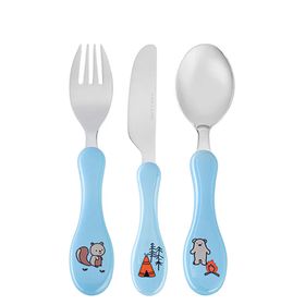 Porland Mini Tribe Çocuk 3 Parça Çatal Kaşık Bıçak Takımı