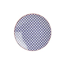 Porland Mix-Match Mavi 27 cm Porselen Düz Tabak
