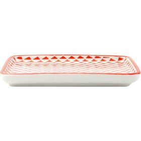 Porland Mix&Match 15 cm Kırmızı Kayık Tabak