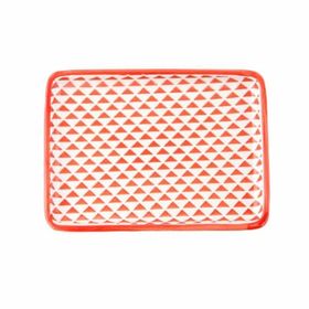 Porland Mix&Match 15 cm Kırmızı Kayık Tabak