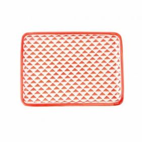 Porland Mix&Match 15 cm Kırmızı Kayık Tabak