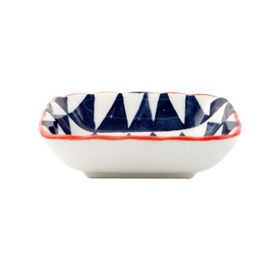 Porland Mix&Match Kobalt Desen 2 Kare 9 cm Tabak