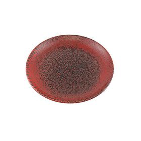 Porland Moire 17 cm Kırmızı Düz Tabak