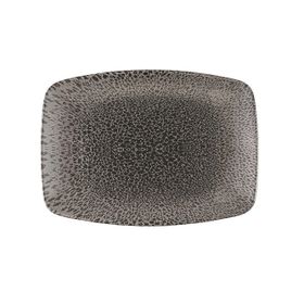 Porland Moire 27 cm Gri Kayık Tabak