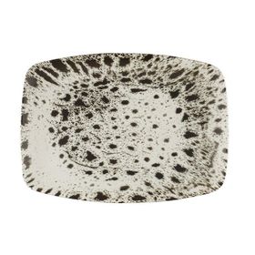 Porland Moire Bej 32 cm Kayık Tabak