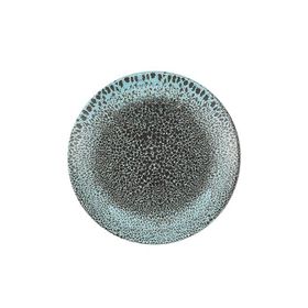 Porland Moire Turkuaz 17 cm Düz Tabak