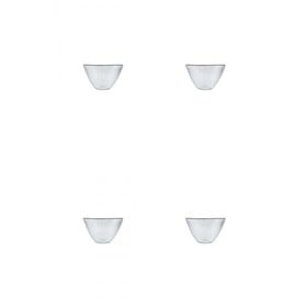 Porland Moon Gümüş 15 cm 4'lü Kase Set