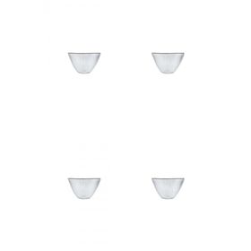 Porland Moon Gümüş 15 cm 4'lü Kase Set