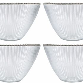 Porland Moon Gümüş 22 cm 4'lü Kase Seti