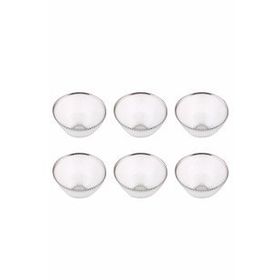 Porland Moon Gümüş 6'lı 15 cm Kase