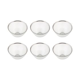 Porland Moon Gümüş 6'lı 15 cm Kase
