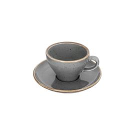 Porland More Grace Seasons Koyu Gri Tabaklı 100 cc Kahve Fincanı