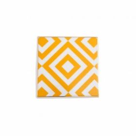 Porland Morocco 10x10 cm Sarı Bardak Altlığı