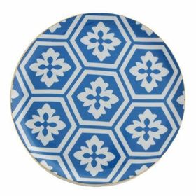 Porland Morocco 24 cm Mavi Düz Tabak