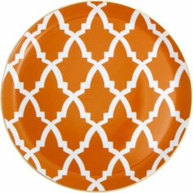 Porland Morocco D3 6 Adet Turuncu 24 cm Düz Tabak