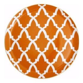 Porland Morocco D3 6 Adet Turuncu 24 cm Düz Tabak