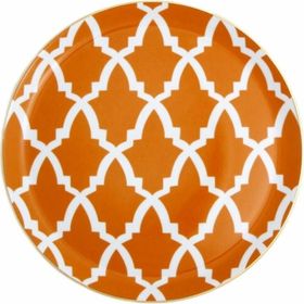 Porland Morocco D3 6 Adet Turuncu 24 cm Düz Tabak