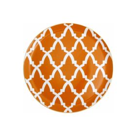 Porland Morocco D3 6 Adet Turuncu 24 cm Düz Tabak