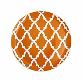 Porland Morocco D3 6 Adet Turuncu 24 cm Düz Tabak