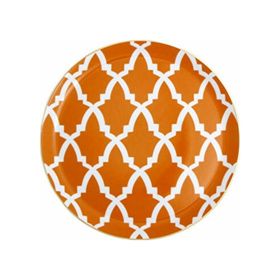 Porland Morocco D3 6 Adet Turuncu 24 cm Düz Tabak
