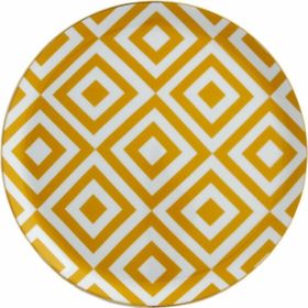 Porland Morocco D4 Sarı 24 cm 6 Adet Düz Tabak