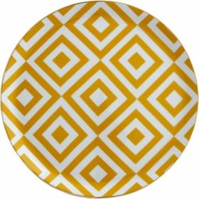 Porland Morocco D4 Sarı 24 cm 6 Adet Düz Tabak