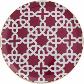 Porland Morocco D5 Fuşya 24 cm 6 Adet Düz Tabak