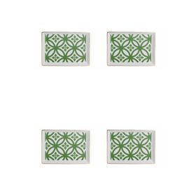 Porland Morocco Desen 1 Yeşil 18x13 cm Porselen Kahvaltı Tabağı
