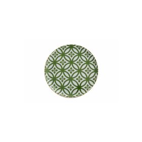 Porland Morocco Desen 1 Yeşil 24 cm Düz Tabak