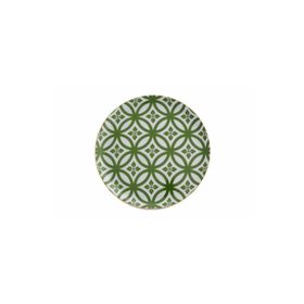 Porland Morocco Desen 1 Yeşil 24 cm Düz Tabak
