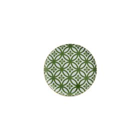 Porland Morocco Desen 1 Yeşil 24 cm Düz Tabak