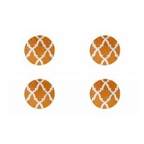 Porland Morocco Desen 3 Turuncu Ergonomik 12 cm 12 Adet Çay Tabağı