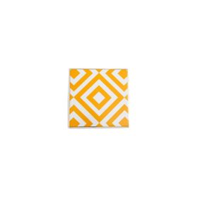Porland Morocco Desen 4 Sarı 10x10 cm Bardak Altlığı