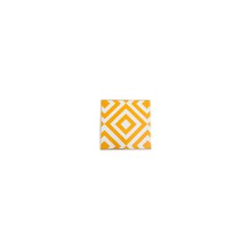 Porland Morocco Desen 4 Sarı 10x10 cm Bardak Altlığı