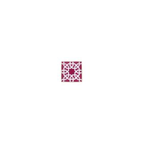 Porland Morocco Desen 5 Fuşya 10x10 cm Bardak Altlığı