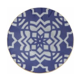 Porland Morocco Desen 7 Mor 12 cm Ergonomik Çay Tabağı