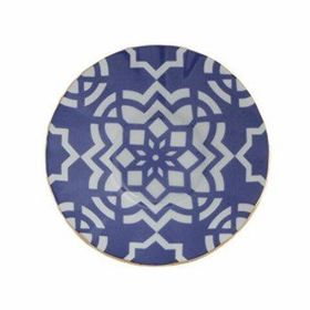 Porland Morocco Desen 7 Mor 12 cm Ergonomik Çay Tabağı