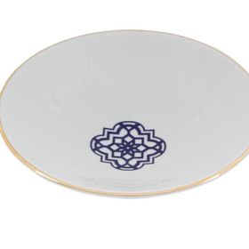 Porland Morocco Desen 7 Mor Tekli 20 cm Çukur Tabak