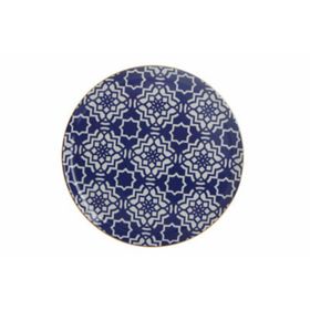 Porland Morocco Desen 7 Mor Tekli 28 cm Düz Tabak