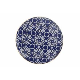 Porland Morocco Desen 7 Mor Tekli 28 cm Düz Tabak
