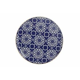 Porland Morocco Desen 7 Mor Tekli 28 cm Düz Tabak