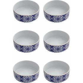 Porland Morocco Desen Karma Renk 18 cm 6'lı Kase
