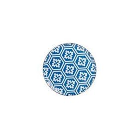 Porland Morocco Desen Mavi 28 cm Düz Tabak